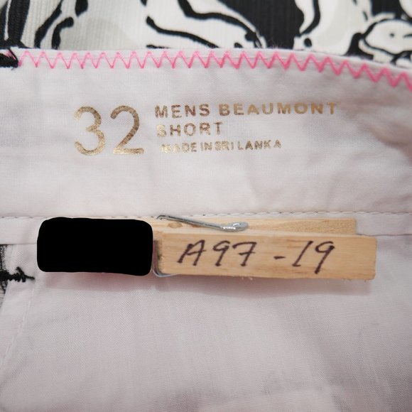 Lilly Pulitzer Men's Size 32 Beaumont Chino Golf Shorts Country Club Preppy NWT - Picture 6 of 6